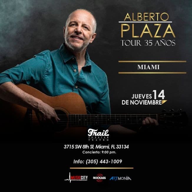 Event - Alberto Plaza en Concierto Miami - Miami, Florida - November 14, 2019 | concert tickets