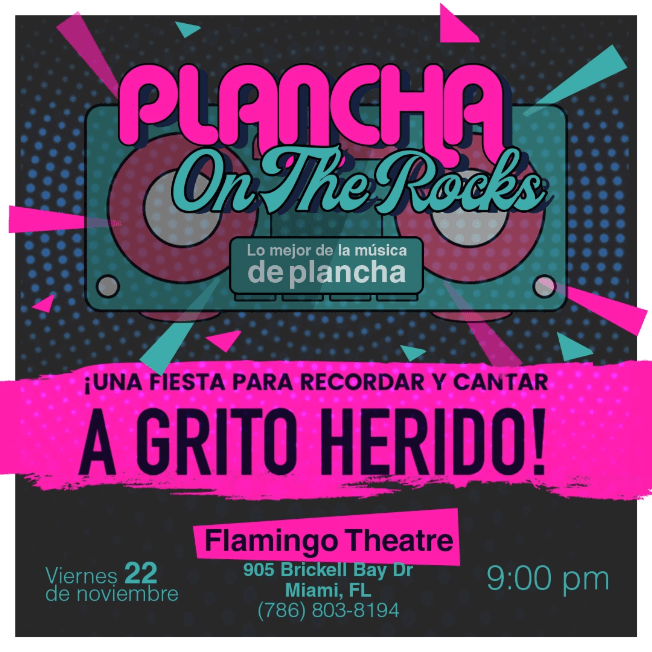 Event - Plancha On The Rocks - Lo mejor de la música de plancha - Miami, Florida - November 22, 2019 | concert tickets