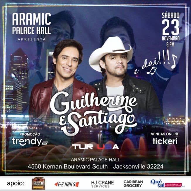 Event - Guilherme & Santiago - Jacksonville, Florida - November 23, 2019 | concert tickets