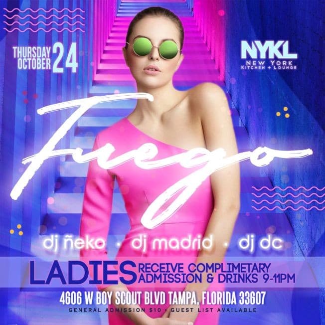Event - Fuego Thursdays - Tampa, Florida - October 24, 2019 | concert tickets