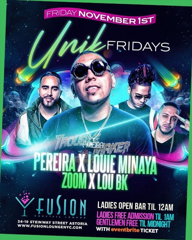 Event - Unik Fridays At Fusion Lounge NYC Queens - Astoria, New York - November 1, 2019 | concert tickets