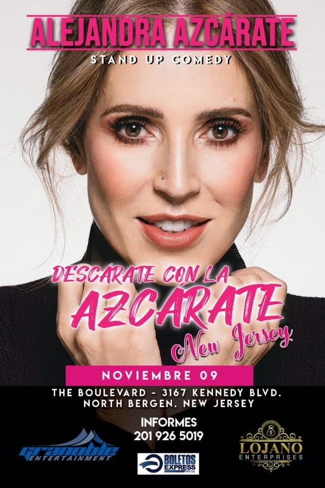 Event - Alejandra Azcarate - Descarate con la Azcarate! - North Bergen, New Jersey - November 9, 2019 | concert tickets