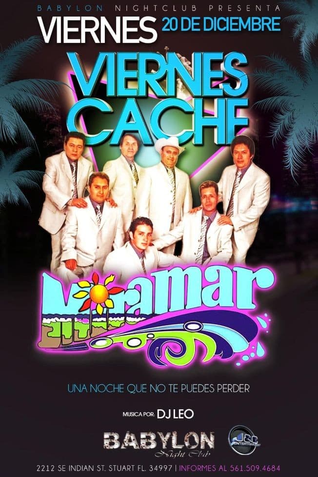Event - Grupo Miramar En Vivo En El Babylon Nightclub - Stuart, Florida - December 20, 2019 | concert tickets