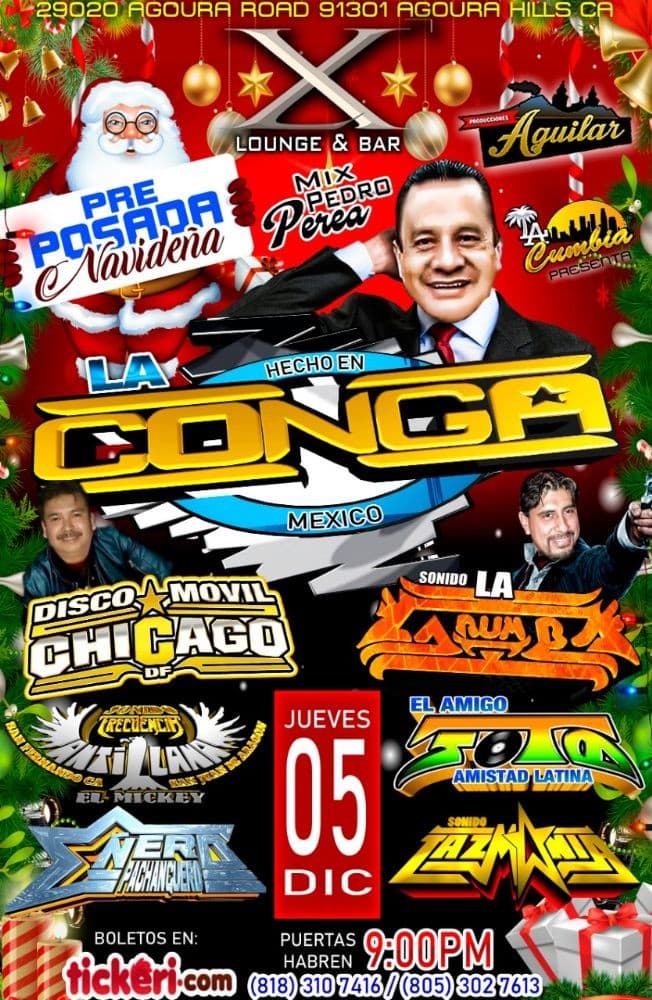 Event - Sonido La Conga y Mas En Agoura Hills,CA - Agoura Hills, California - December 5, 2019 | concert tickets