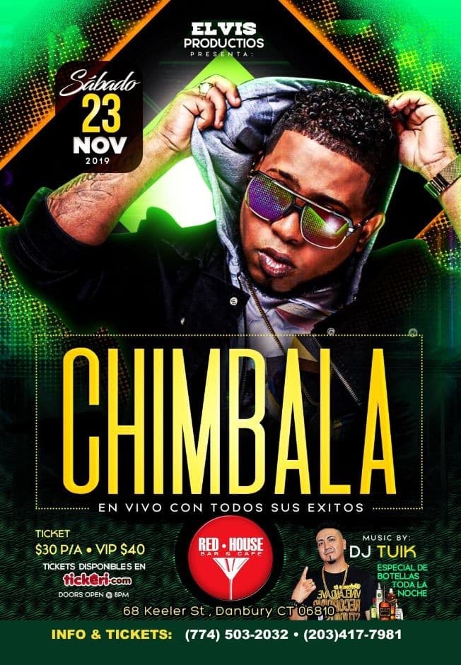 Event - CHIMBALA en vivo - Danbury, Connecticut - November 23, 2019 | concert tickets