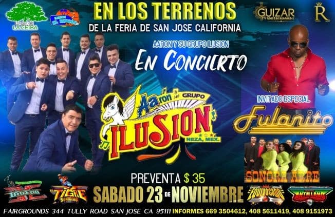 Event - Aaron y Su Grupo Ilusion En Concierto En San Jose,CA - San Jose, California - November 23, 2019 | concert tickets