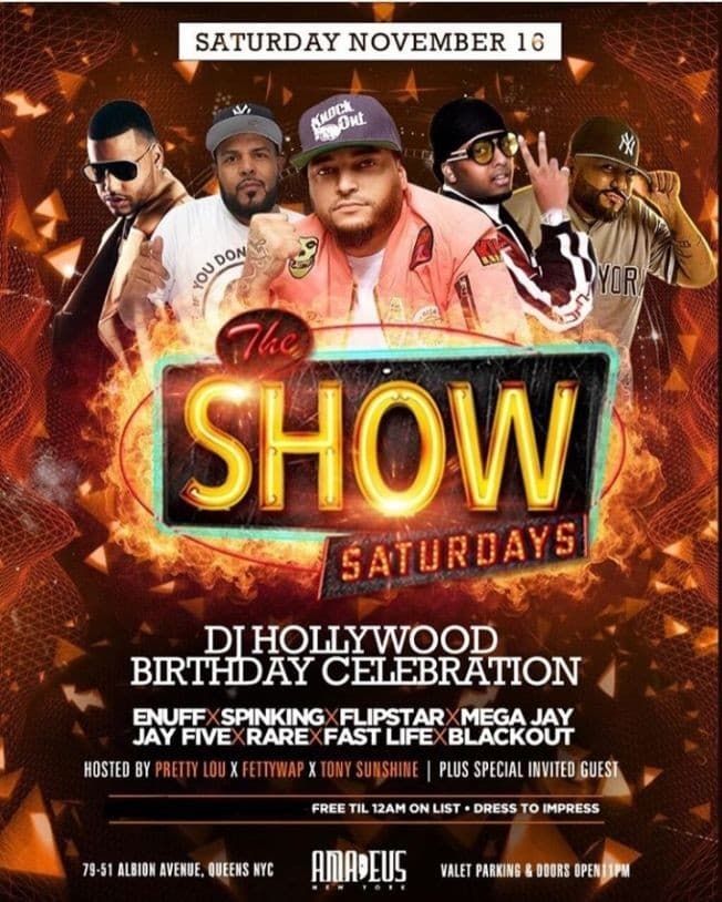 Event - Latin Saturdays DJ Hollywood Ko Birthday Bash Fetty Wap Live At Amadeus Nightclub - Queens, New York - 16 de noviembre de 2019 | concert tickets