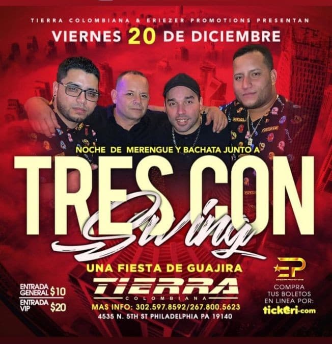 Event - Noche de Merengue y Bachata Guajira - Philadelphia, Pennsylvania - December 20, 2019 | concert tickets