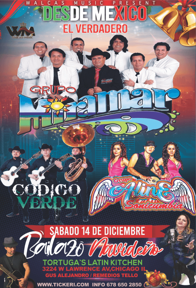 Event - GRUPO MIRAMAR EN CHICAHO IL - Chicago, Illinois - 14 de diciembre de 2019 | concert tickets