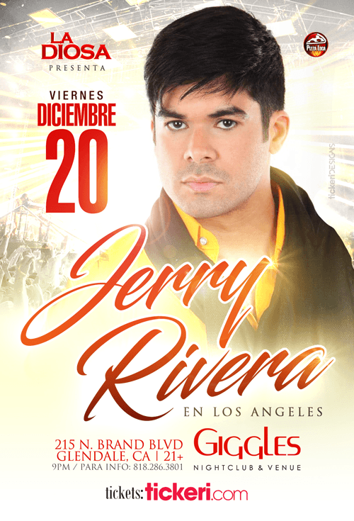 Event - JERRY RIVERA en Los Angeles - Glendale, California - December 20, 2019 | concert tickets