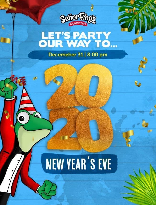 Event - NEW YEAR'S EVE AT SR. FROG'S ORLANDO - Orlando, Florida - December 31, 2019 | concert tickets