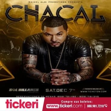 Event - Chacal En Concierto En Houston ,TX - Houston, Texas - December 7, 2019 | concert tickets