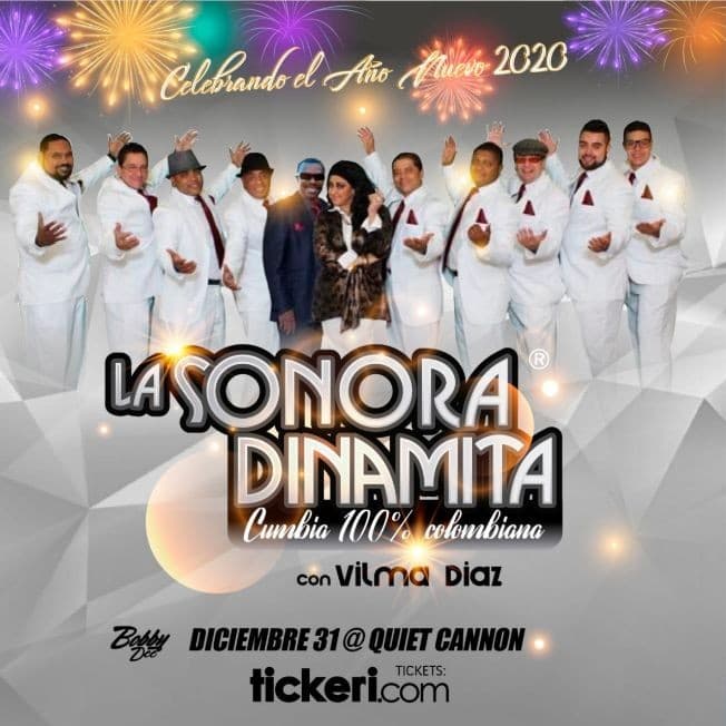 Event - Celebrando El Año Nuevo 2020 Con La Sonora Dinamita Con Vilma Diaz En Montebello,CA - Montebello, California - December 31, 2019 | concert tickets