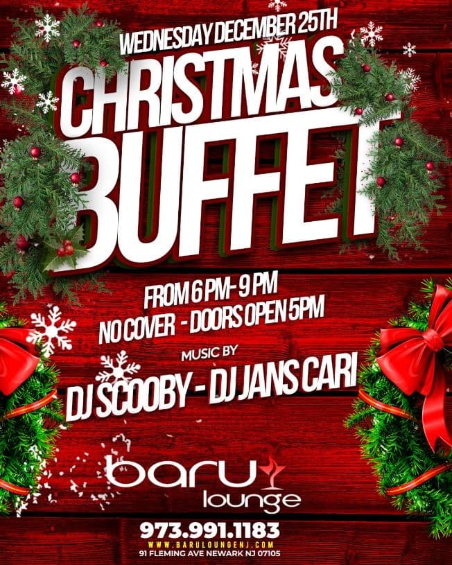 Event - CHRISTMAS BUFFET - Newark, New Jersey - December 25, 2019 | concert tickets