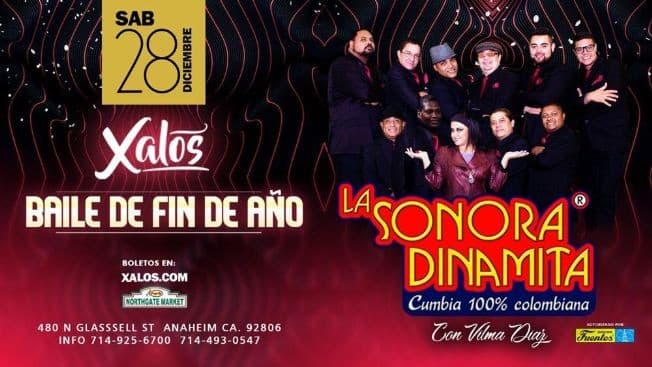 Event - Baile De Fin De Año Con La Sonora Dinamita En Anaheim,CA - Anaheim, California - December 28, 2019 | concert tickets