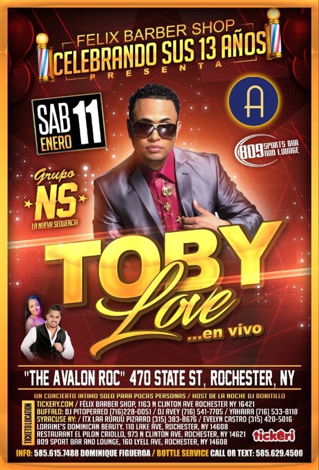 Event - TOBY LOVE IN ROCHESTER NY - Rochester, New York - January 11, 2020 | concert tickets
