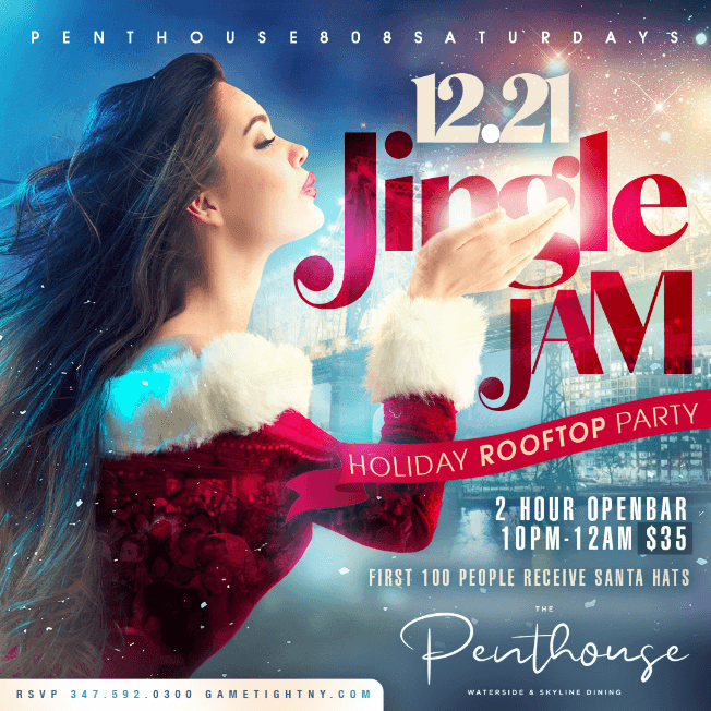 Event - Jingle Jam Holiday Rooftop Party At Penthouse LIC - Queens, New York - December 21, 2019 | concert tickets