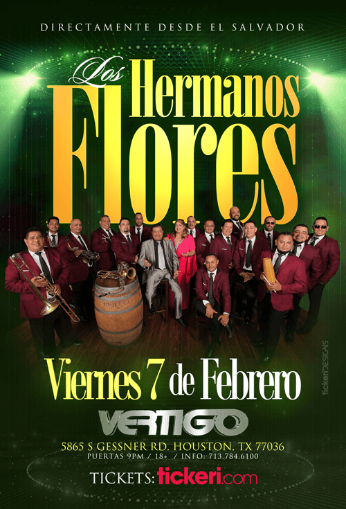 Event - LOS HERMANOS FLORES EN HOUSTON - Houston, Texas - February 7, 2020 | concert tickets