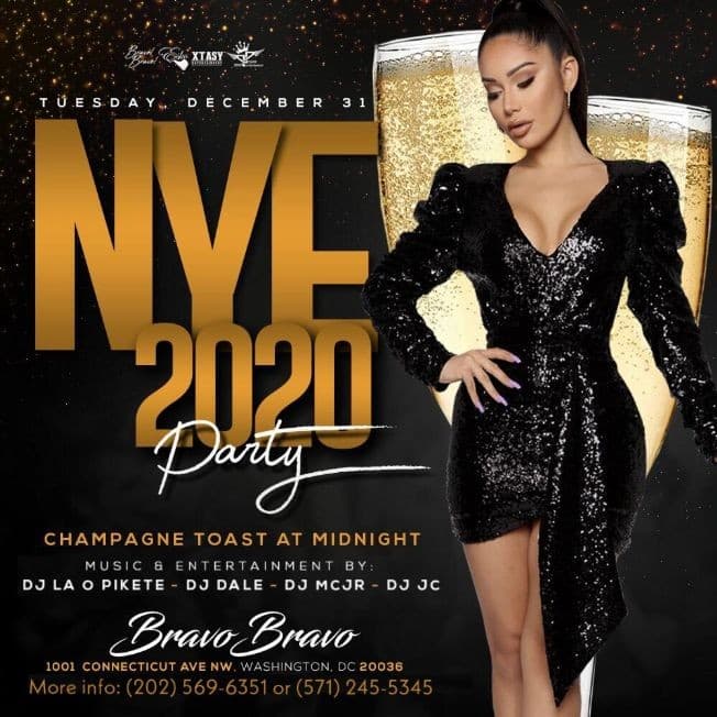 Event - New Year's Eve party Bravo Bravo - Washington, District Of Columbia - December 31, 2019 | concert tickets