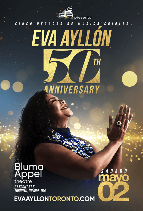 Event - Eva Ayllon 50 Aniversario En Toronto, ON CANCELED - Toronto, Ontario - May 2, 2020 | concert tickets