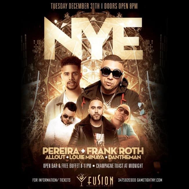 Event - NYE 2020 At Fusion Lounge - Astoria, New York - December 31, 2019 | concert tickets