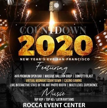 Event - Countdown 2020 - New Year's Eve San Francisco - San Francisco, California - December 31, 2019 | concert tickets