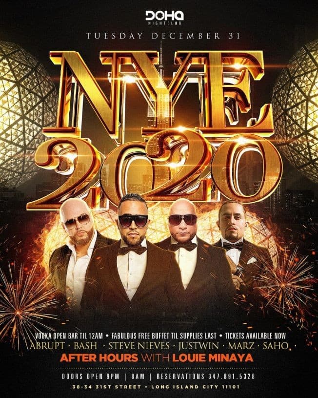 Event - NYE 2020 At Doha Nightclub - Queens, New York - December 31, 2019 | concert tickets