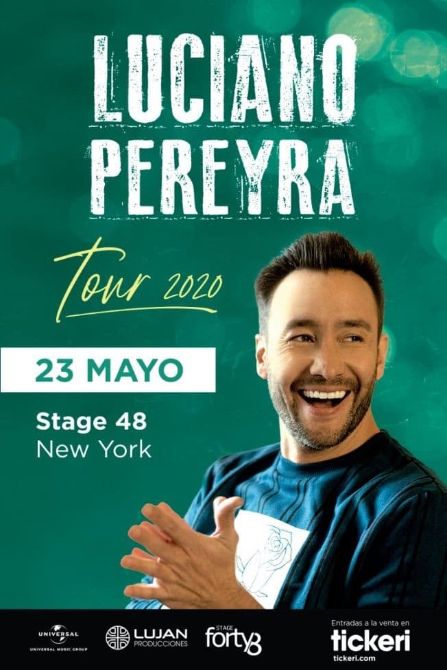 Event - Luciano Pereyra en New York CANCELLED - New York, New York - May 23, 2020 | concert tickets