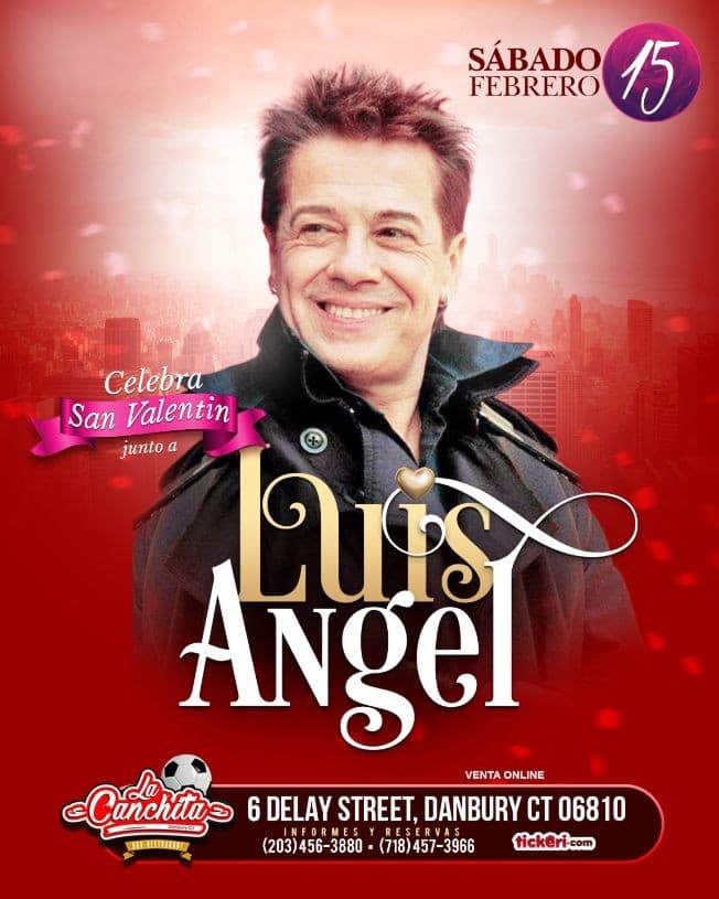 Event - Luis Angel en Connecticut - Danbury, Connecticut - February 15, 2020 | concert tickets