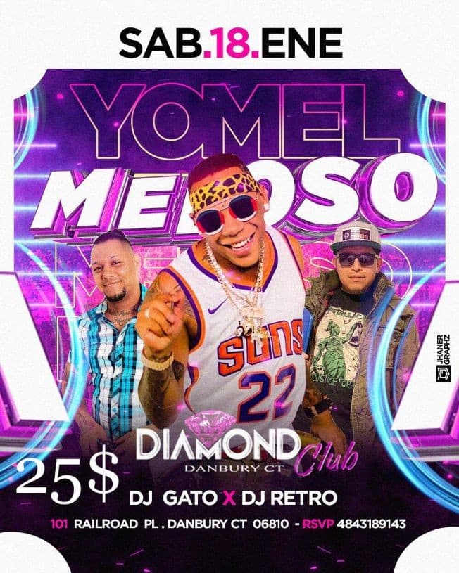 Event - Yomel Meloso En Concierto En Danbury,CT - Danbury, Connecticut - January 18, 2020 | concert tickets