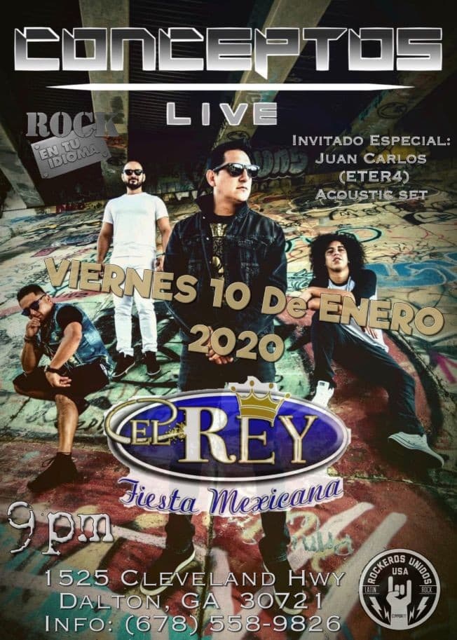 Event - CONCEPTOS en Dalton GA - Dalton, Georgia - January 10, 2020 | concert tickets