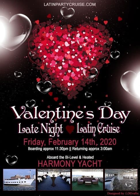 Event - Valentine's Day Late Night Latin Dance Cruise - New York, New York - February 14, 2020 | concert tickets