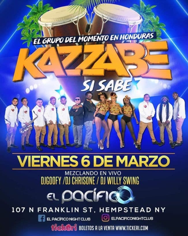 Event - Kazzabe - Hempstead, NY (Sei Sei Bei, Gira USA) - Hempstead, New York - March 6, 2020 | concert tickets