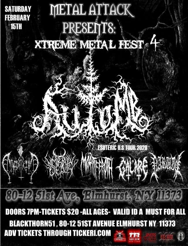 Event - EXTREME METAL FEST 4 - elmhurst, New York - February 15, 2020 | concert tickets