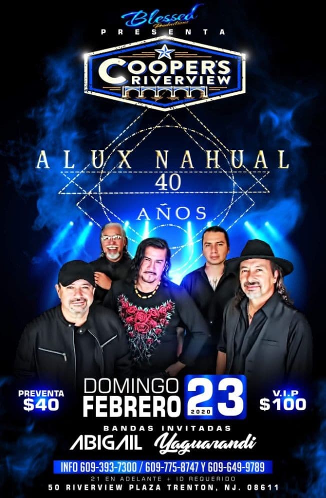 Event - Alux Nahual en Trenton - Trenton, New Jersey - February 23, 2020 | concert tickets