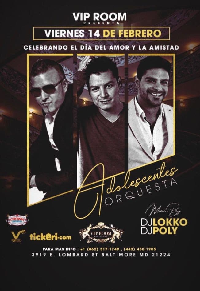 Event - Adolescentes Orquesta El Reencuentro - Baltimore, Maryland - February 14, 2020 | concert tickets