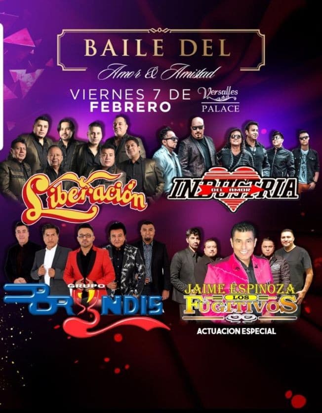 Event - Baile Del Amor y La Amistad Con Liberacion,Bryndis y Mas En Phoenix,AZ - Phoenix, Arizona - February 7, 2020 | concert tickets