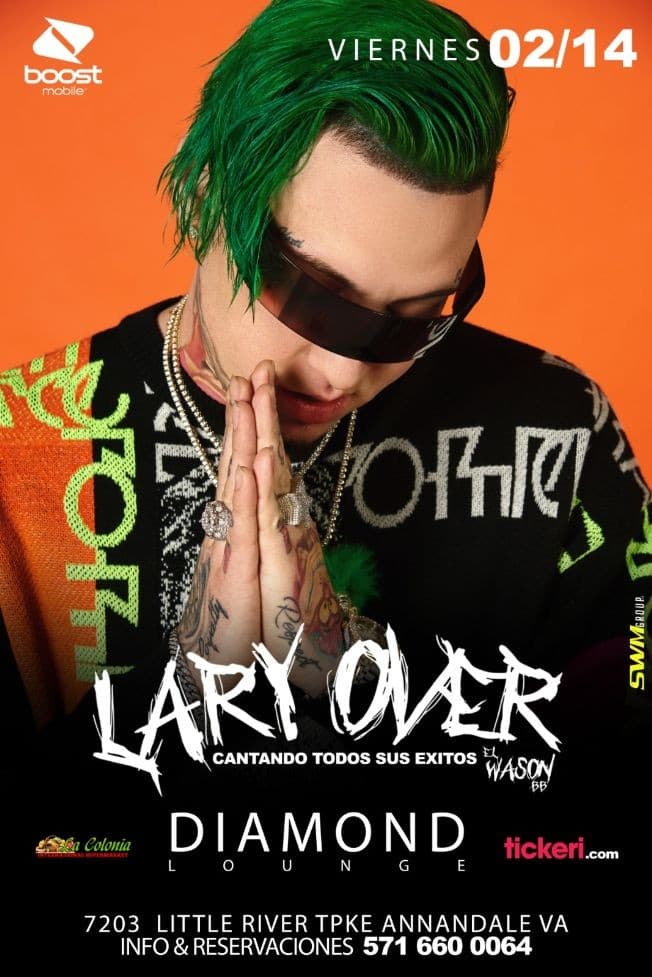 Event - LARY OVER CONCERT - Annandale, Virginia - February 14, 2020 | concert tickets