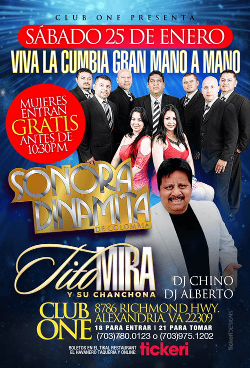 Event - La Sonora & Tito Mira en Alexandria,VA - Alexandria, Virginia - January 25, 2020 | concert tickets