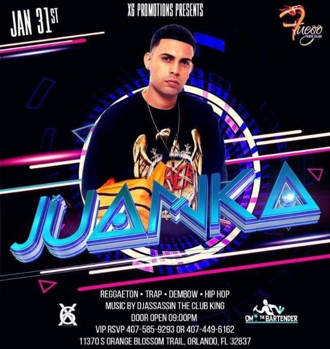 Event - Juanka Live! - Orlando, Florida - January 31, 2020 | concert tickets