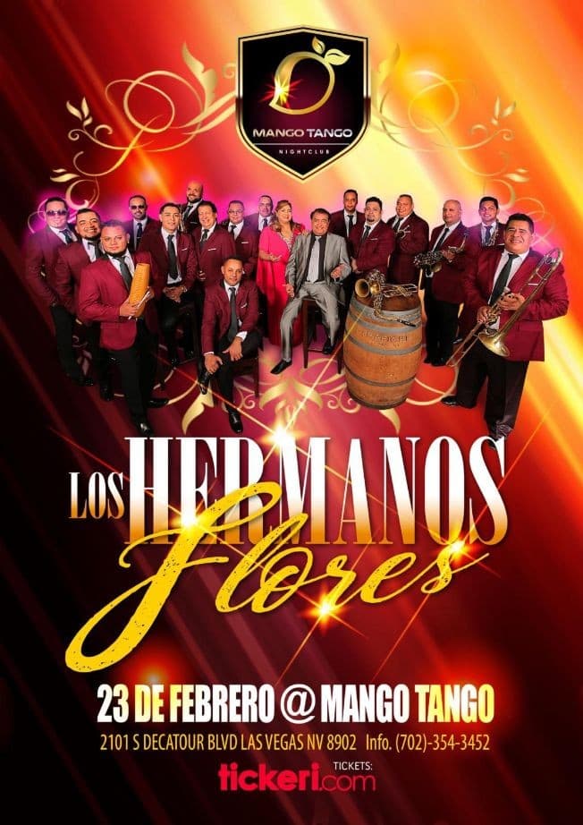 Event - Los Hermanos Flores En Concierto En Las Vegas,NV - Las Vegas, Nevada - February 23, 2020 | concert tickets