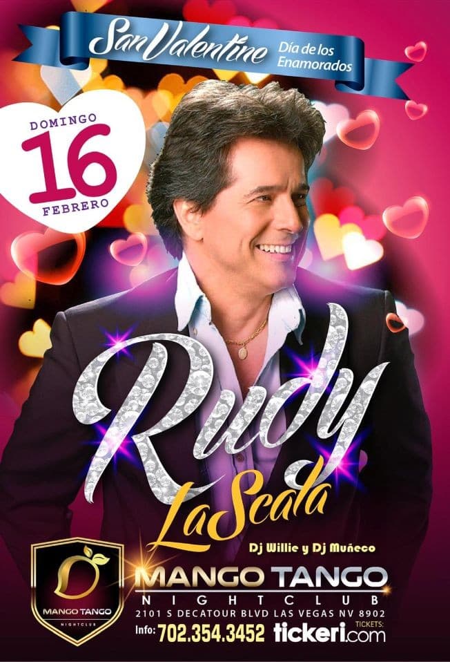Event - Rudy La Scala en Concierto! - Las Vegas, Nevada - February 16, 2020 | concert tickets