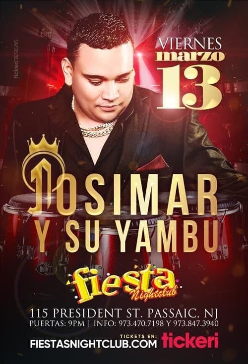 Event - Josimar Y Su Yambu - Passaic, New Jersey - March 13, 2020 | concert tickets