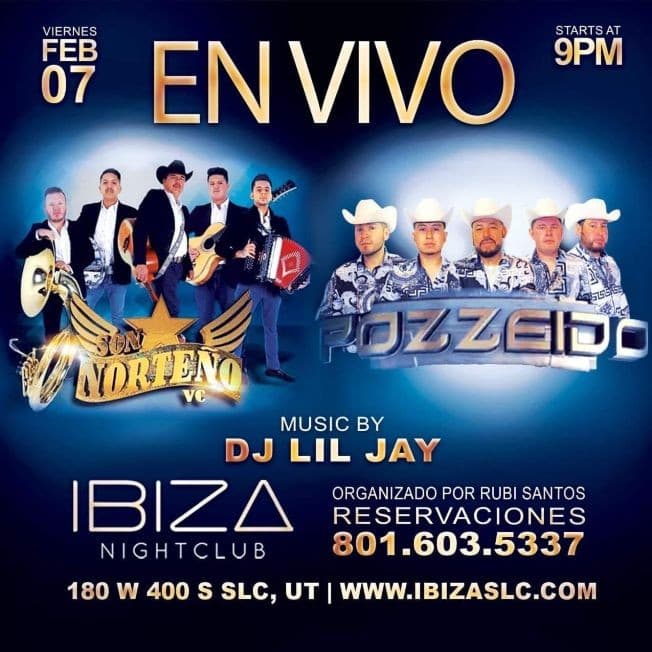 Event - Son Norteño VC y Pozzeido en Vivo! - Salt Lake City, Utah - February 7, 2020 | concert tickets