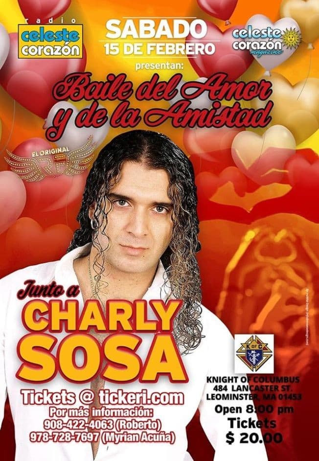 Event - Baile del Amor y la Amistad - Leominster, Massachusetts - February 15, 2020 | concert tickets