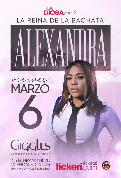 Event - ALEXANDRA EN LOS ANGELES - Glendale, California - March 6, 2020 | concert tickets