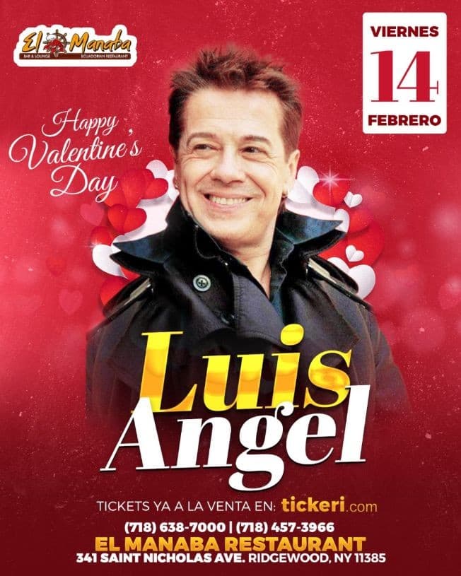 Event - Luis Angel en Brooklyn - Ridgewood, New York - February 14, 2020 | concert tickets