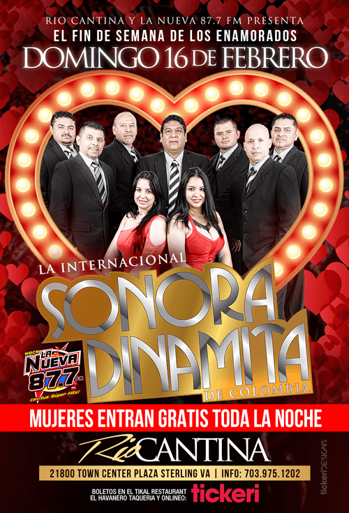 Event - La Internacional Sonora Dinamita en Sterling VA - Sterling, Virginia - February 16, 2020 | concert tickets