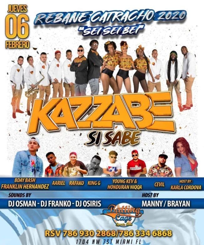 Event - Kazzabe - Miami, FL (Sei Sei Bei, Gira USA) - Miami, Florida - February 6, 2020 | concert tickets