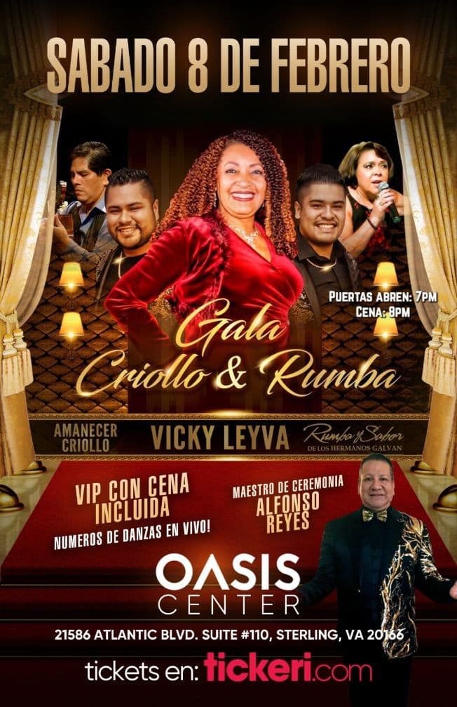 Event - Gala Criollo & Rumba - Dulles, Virginia - February 8, 2020 | concert tickets